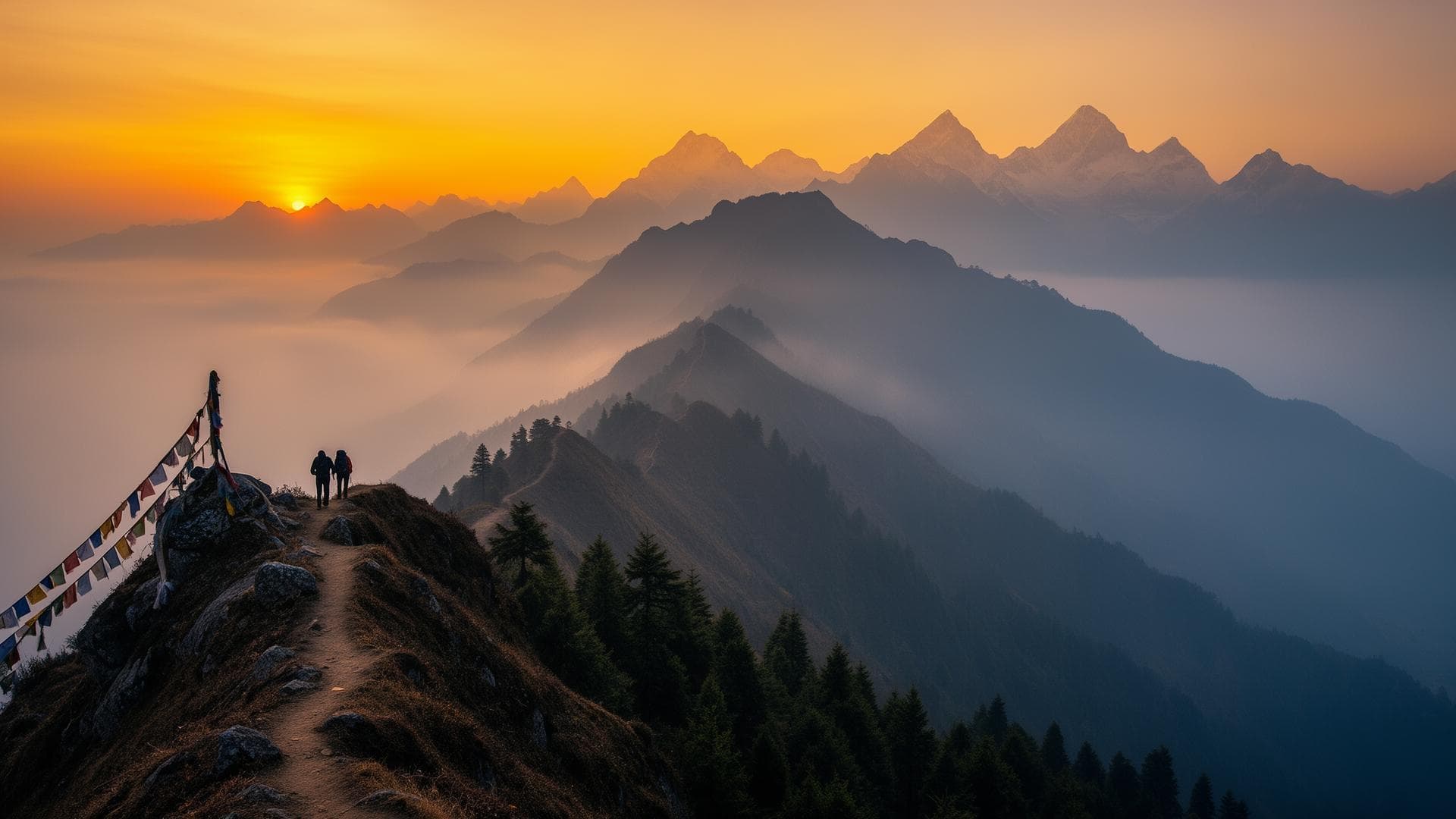 Himalayan dawn ridge